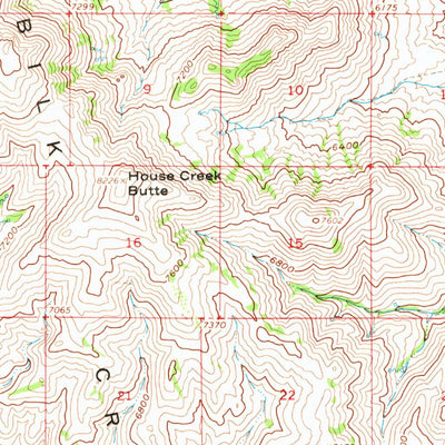 United States Geological Survey Trident Peak, NV-OR (1961, 62500-Scale) digital map