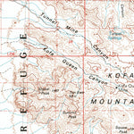 United States Geological Survey Trigo Mountains, AZ-CA (1986, 100000-Scale) digital map