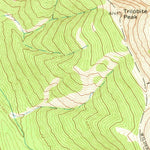 United States Geological Survey Trilobite Peak, MT (1970, 24000-Scale) digital map