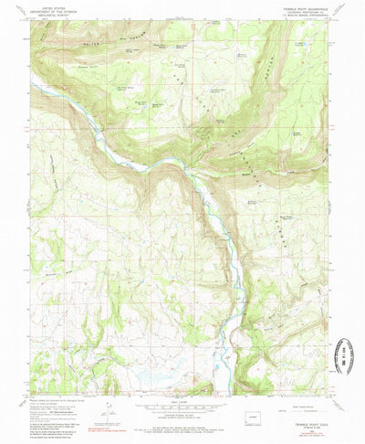 United States Geological Survey Trimble Point, CO (1965, 24000-Scale) digital map