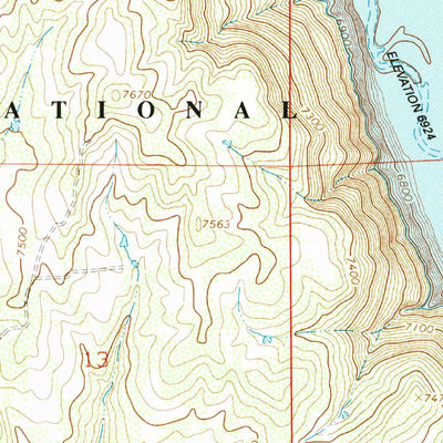 United States Geological Survey Trimble Point, CO (1993, 24000-Scale) digital map