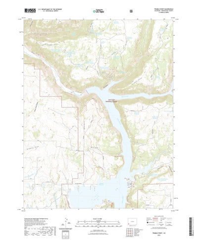 United States Geological Survey Trimble Point, CO (2022, 24000-Scale) digital map