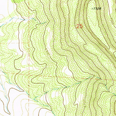 United States Geological Survey Trinchera Pass, NM-CO (1971, 24000-Scale) digital map