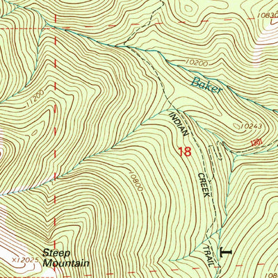 United States Geological Survey Trinchera Peak, CO (1994, 24000-Scale) digital map