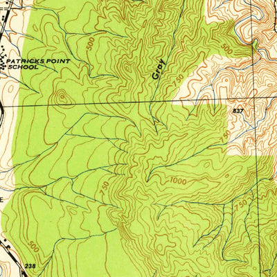 United States Geological Survey Trinidad, CA (1945, 62500-Scale) digital map