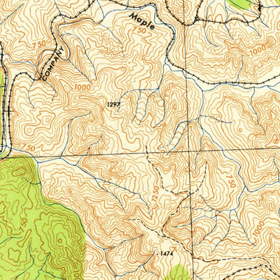 United States Geological Survey Trinidad, CA (1945, 62500-Scale) digital map