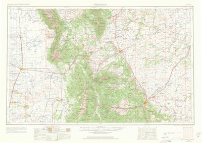 United States Geological Survey Trinidad, CO (1954, 250000-Scale) digital map