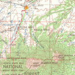 United States Geological Survey Trinidad, CO (1954, 250000-Scale) digital map