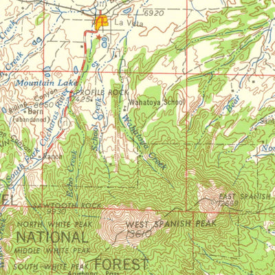 United States Geological Survey Trinidad, CO (1959, 250000-Scale) digital map