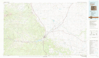 United States Geological Survey Trinidad, CO (1982, 100000-Scale) digital map