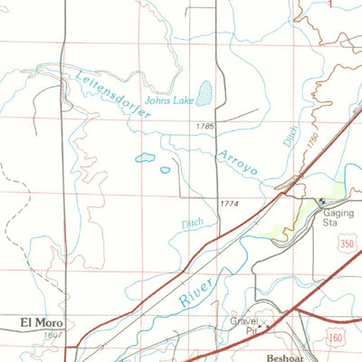 United States Geological Survey Trinidad, CO (1982, 100000-Scale) digital map