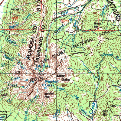 United States Geological Survey Trinidad, CO (1988, 250000-Scale) digital map