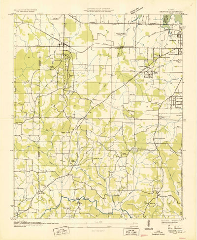 United States Geological Survey Trinity, AL (1936, 24000-Scale) digital map