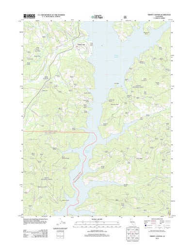 United States Geological Survey Trinity Center, CA (2012, 24000-Scale) digital map