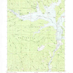 United States Geological Survey Trinity Dam, CA (1982, 24000-Scale) digital map