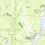 United States Geological Survey Trinity Dam, CA (1982, 24000-Scale) digital map