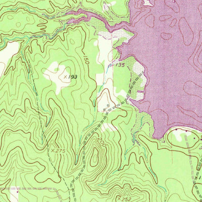 United States Geological Survey Trinity East, TX (1960, 24000-Scale) digital map
