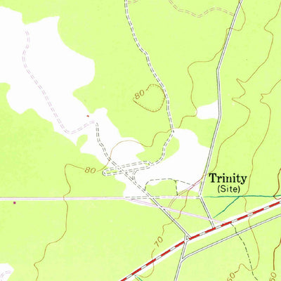 United States Geological Survey Trinity, GA (1958, 24000-Scale) digital map