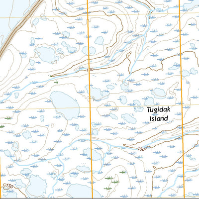 United States Geological Survey Trinity Islands C-3 SE, AK (2021, 25000-Scale) digital map