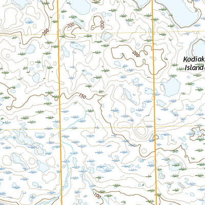 United States Geological Survey Trinity Islands D-2 NE, AK (2021, 25000-Scale) digital map