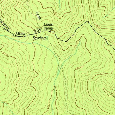 United States Geological Survey Trinity Mountain, CA (1979, 24000-Scale) digital map