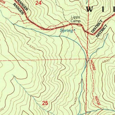 United States Geological Survey Trinity Mountain, CA (1997, 24000-Scale) digital map