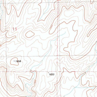 United States Geological Survey Trinity Pass, NV (1981, 24000-Scale) digital map