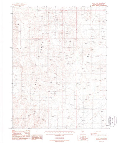 United States Geological Survey Trinity Peak, NV (1987, 24000-Scale) digital map