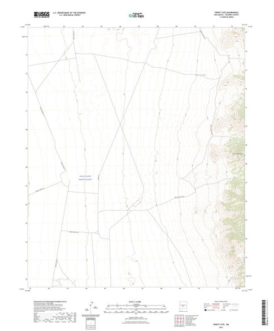 United States Geological Survey Trinity Site, NM (2023, 24000-Scale) digital map