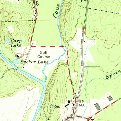 United States Geological Survey Trion, GA (1967, 24000-Scale) digital map