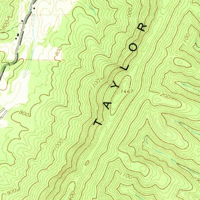 United States Geological Survey Trion, GA (1967, 24000-Scale) digital map