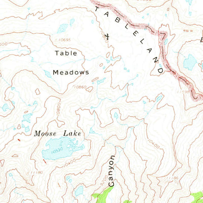 United States Geological Survey Triple Divide Peak, CA (1956, 62500-Scale) digital map