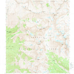 United States Geological Survey Triple Divide Peak, CA (1988, 24000-Scale) digital map