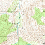 United States Geological Survey Triple Divide Peak, CA (1988, 24000-Scale) digital map