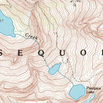 United States Geological Survey Triple Divide Peak, CA (1993, 24000-Scale) digital map