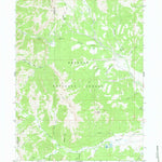 United States Geological Survey Triple Peak, WY (1980, 24000-Scale) digital map