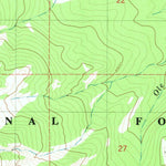 United States Geological Survey Triple Peak, WY (1980, 24000-Scale) digital map