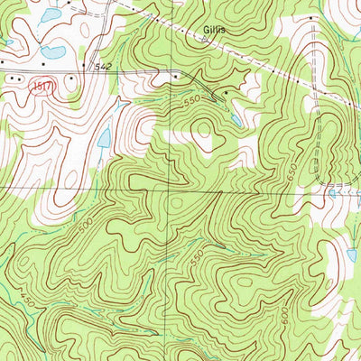 United States Geological Survey Triple Springs, NC (1980, 24000-Scale) digital map
