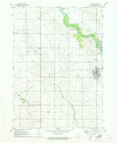 United States Geological Survey Tripoli, IA (1971, 24000-Scale) digital map
