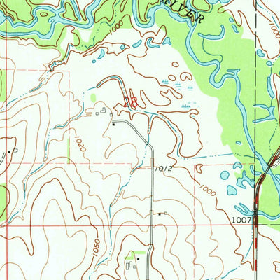 United States Geological Survey Tripoli, IA (1971, 24000-Scale) digital map