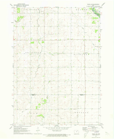 United States Geological Survey Tripoli NW, IA (1971, 24000-Scale) digital map