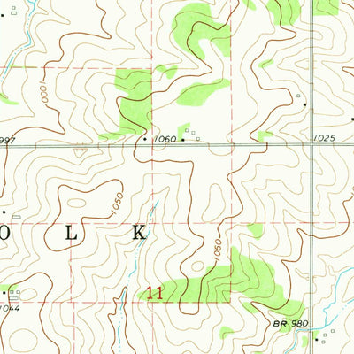 United States Geological Survey Tripoli NW, IA (1971, 24000-Scale) digital map