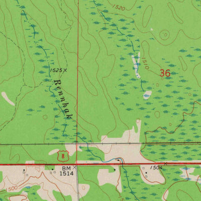 United States Geological Survey Tripoli, WI (1971, 24000-Scale) digital map