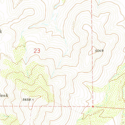 United States Geological Survey Tripp Canyon, AZ (1972, 24000-Scale) digital map
