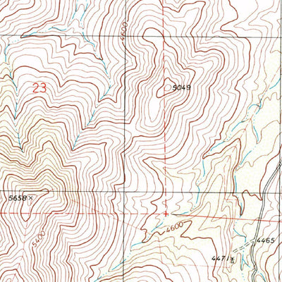 United States Geological Survey Tripp Canyon, AZ (1997, 24000-Scale) digital map