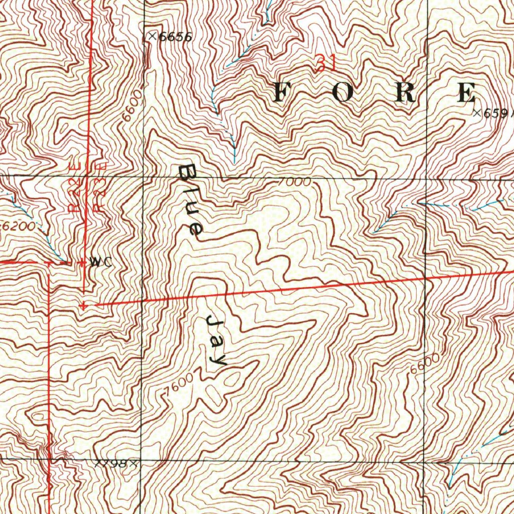 Tripp Canyon, AZ (1997, 24000-Scale) Map by United States Geological ...