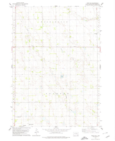 United States Geological Survey Tripp SE, SD (1978, 24000-Scale) digital map