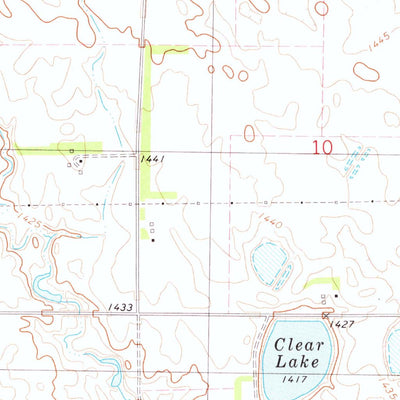 United States Geological Survey Tripp SE, SD (1978, 24000-Scale) digital map