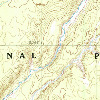 United States Geological Survey Trischman Knob, WY (1986, 24000-Scale) digital map