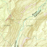 United States Geological Survey Trischman Knob, WY (1986, 24000-Scale) digital map